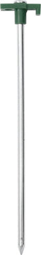 vidaXL - Tentharingen - 24 - st - 7 - mm - 25 - cm - gegalvaniseerd - staal - polypropeen