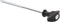 vidaXL - Tentharingen - 24 - st - Ø7 - mm - 20 - cm - gegalvaniseerd - staal