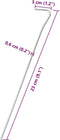 vidaXL - Tentharingen - 25 - st - Ø6 - mm - 23 - cm - gegalvaniseerd - staal