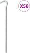 vidaXL - Tentharingen - 50 - st - Ø7 - mm - 23 - cm - gegalvaniseerd - staal