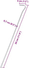 vidaXL - Tentharingen - 50 - st - Ø7 - mm - 30 - cm - gegalvaniseerd - staal