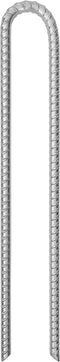 vidaXL - Tentharingen - 6 - st - U-vormig - Ø12 - mm - 41,5 - cm - gegalvaniseerd - staal