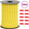 vidaXL - Tentscheerlijn - met - reflecterende - strips - en - spanners - 50 - m - 3 - mm