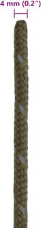 vidaXL - Tentscheerlijn - met - reflecterende - strips - en - spanners - 50 - m - 4 - mm
