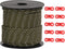 vidaXL - Tentscheerlijn - met - reflecterende - strips - en - spanners - 50 - m - 4 - mm
