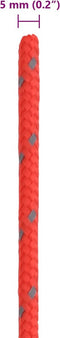 vidaXL - Tentscheerlijn - met - reflecterende - strips - en - spanners - 50 - m - 5 - mm