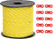 vidaXL - Tentscheerlijn - met - reflecterende - strips - en - spanners - 50 - m - 4 - mm
