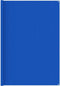 vidaXL - Tenttapijt - 250x400 - cm - blauw