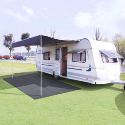 vidaXL - Tenttapijt - 250x450 - cm - antracietkleurig