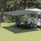 vidaXL - Tenttapijt - 400x500 - cm - HDPE - donkergroen