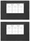 vidaXL - Tentwanden - met - raam - PE - antraciet - 2 - st
