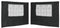 vidaXL - Tentwanden - met - raam - PE - antraciet - 2 - st