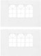 vidaXL - Tentwanden - met - raam - PE - blauw - 2 - st