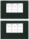 vidaXL - Tentwanden - met - raam - PE - groen - 2 - st