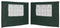 vidaXL - Tentwanden - met - raam - PE - groen - 2 - st