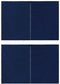 vidaXL - Tentwanden - met - ritssluiting - PE - blauw - 2 - st