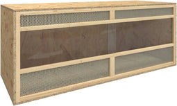 vidaXL - Terrarium - 120x50x50 - cm - bewerkt - hout