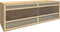 vidaXL - Terrarium - 144x46x48 - cm - bewerkt - hout
