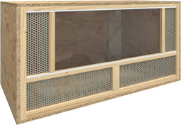 vidaXL - Terrarium - 80x40x40 - cm - bewerkt - hout