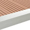 vidaXL - Terras - hoekplinten - 5 - st - 170 - cm - HKC - grijs