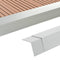 vidaXL - Terras - hoekplinten - 5 - st - 170 - cm - HKC - lichtbruin