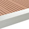 vidaXL - Terras - hoekplinten - 5 - st - 170 - cm - HKC - lichtbruin