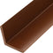 vidaXL - Terras - hoekplinten - 5 - st - 170 - cm - HKC - lichtbruin