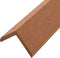 vidaXL - Terras - hoekplinten - 5 - st - 170 - cm - HKC - lichtbruin
