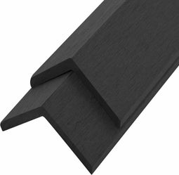 vidaXL - Terras - hoekplinten - 5 - st - 170 - cm - HKC - zwart