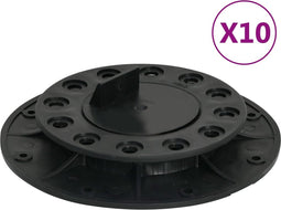 vidaXL - Terrasdragers - verstelbaar - 10 - st - 20-30 - mm