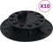 vidaXL - Terrasdragers - verstelbaar - 10 - st - 20-30 - mm