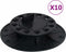 vidaXL - Terrasdragers - verstelbaar - 10 - st - 25-40 - mm
