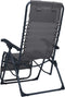 vidaXL - Terrasstoelen - 2 - st - inklapbaar - textileen - grijs