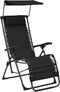 vidaXL - Terrasstoelen - 2 - st - inklapbaar - textileen - zwart