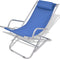 vidaXL - Terrasstoelen - verstelbaar - 2 - st - staal - blauw