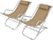 vidaXL - Terrasstoelen - verstelbaar - 2 - st - staal - taupe