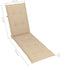 vidaXL - Terrasstoelkussen - (75+105)x50x3 - cm - beige