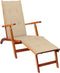 vidaXL - Terrasstoelkussen - (75+105)x50x3 - cm - beige