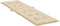 vidaXL - Terrasstoelkussen - (75+105)x50x3 - cm - beige