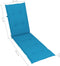 vidaXL - Terrasstoelkussen - (75+105)x50x3 - cm - blauw