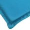 vidaXL - Terrasstoelkussen - (75+105)x50x3 - cm - blauw