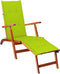 vidaXL - Terrasstoelkussen - (75+105)x50x3 - cm - heldergroen