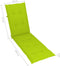 vidaXL - Terrasstoelkussen - (75+105)x50x3 - cm - heldergroen