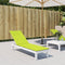 vidaXL - Terrasstoelkussen - (75+105)x50x3 - cm - heldergroen