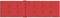 vidaXL - Terrasstoelkussen - (75+105)x50x3 - cm - rood