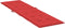 vidaXL - Terrasstoelkussen - (75+105)x50x3 - cm - rood