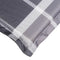 vidaXL - Terrasstoelkussen - (75+105)x50x3 - cm - ruitpatroon - grijs