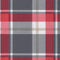 vidaXL - Terrasstoelkussen - (75+105)x50x3 - cm - ruitpatroon - rood