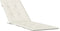 vidaXL - Terrasstoelkussen - (75+105)x50x3 - cm - stof - gemêleerd - crèmekleurig
