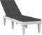 vidaXL - Terrasstoelkussen - (75+105)x50x3 - cm - stof - gemêleerd - antraciet